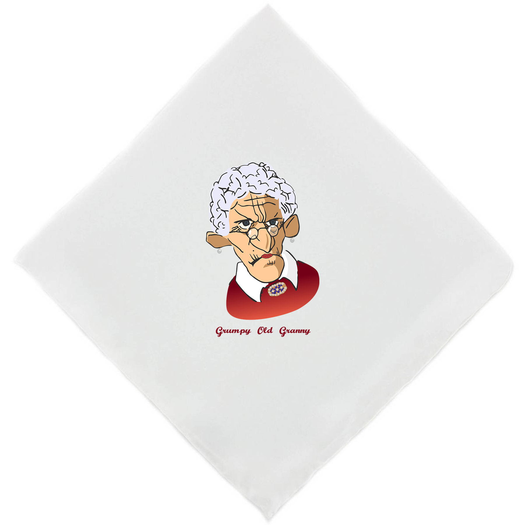 Grumpy Old Granny Handkerchief – Hankie Hut